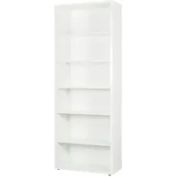 Höffner Büroregal  Este ¦ weiß ¦ Maße (cm): B: 68,8 H: 200,2 T: 37.1