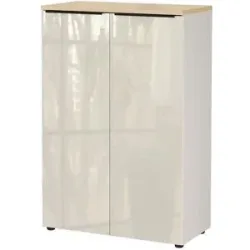Höffner Aktenschrank  Arlau ¦ beige ¦ Maße (cm): B: 81 H: 120 T: 40.0