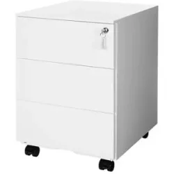 Höffner Rollcontainer   ¦ weiß ¦ Maße (cm): B: 39 H: 53,8