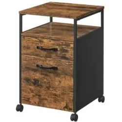 Höffner Rollcontainer   ¦ braun ¦ Maße (cm): B: 42 H: 66,5