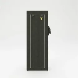 Höffner Schuhschrank (Textil)   ¦ schwarz ¦ Maße (cm): B: 58 H: 159