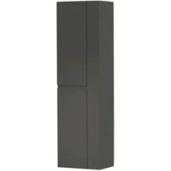 Wohnwert Hängeschrank  Leo ¦ grau ¦ Maße (cm): B: 52 H: 182 T: 36.0