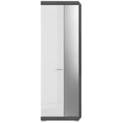 Höffner Garderobenschrank  Scout ¦ weiß ¦ Maße (cm): B: 62 H: 197 T: 37.0