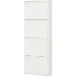 Höffner Schuhkipper  Goito ¦ weiß ¦ Maße (cm): B: 50 H: 135 T: 14.0