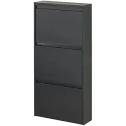 Höffner Schuhkipper  Goito ¦ schwarz ¦ Maße (cm): B: 50 H: 105 T: 14.0
