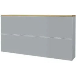 Höffner Hängeschrank  Xena ¦ grau ¦ Maße (cm): B: 160 H: 83 T: 31.0