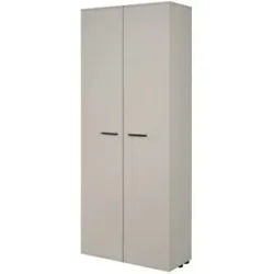 Höffner Schuhschrank  Crone ¦ creme ¦ Maße (cm): B: 74 H: 181,5 T: 34.0
