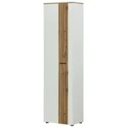 uno Garderobenschrank  Stripe ¦ weiß ¦ Maße (cm): B: 57 H: 202 T: 38.0