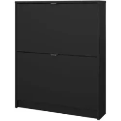 Höffner Schuhkipper  Cisano ¦ schwarz ¦ Maße (cm): B: 70,3 H: 85,2 T: 16.6