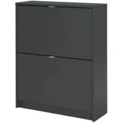 Höffner Schuhkipper  Cisano ¦ grau ¦ Maße (cm): B: 70,3 H: 85,2 T: 24.1