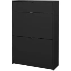 Höffner Schuhkipper  Cisano ¦ schwarz ¦ Maße (cm): B: 70,3 H: 101,3 T: 24.1