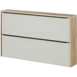 Wohnwert Hängeschuhschrank  Arca ¦ creme ¦ Maße (cm): B: 137 H: 80 T: 23.0