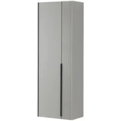 Höffner Hängeschrank  Brera ¦ grau ¦ Maße (cm): B: 58 H: 165 T: 34.0