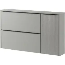 Höffner Hängeschuhschrank  Brera ¦ grau ¦ Maße (cm): B: 137 H: 80 T: 23.0