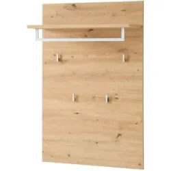 uno Garderobenpaneel  Turin ¦ holzfarben ¦ Holzwerkstoff ¦ Maße (cm): B: 78 H: