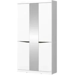 Höffner Garderobenschrank  Turino Neo ¦ weiß ¦ Maße (cm): B: 103 H: 196,5 T: 39.9