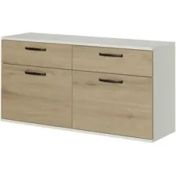 Höffner Hängeschuhschrank  Paris ¦ weiß ¦ Maße (cm): B: 120,6 H: 60,2 T: 36.0