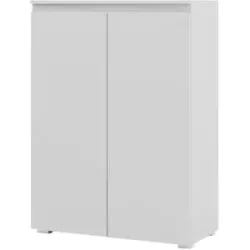 smart Schuhschrank  BEN ¦ weiß ¦ Maße (cm): B: 80 H: 110 T: 37.0