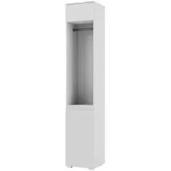 smart Garderobenschrank  BEN ¦ weiß ¦ Maße (cm): B: 40 H: 210 T: 37.0