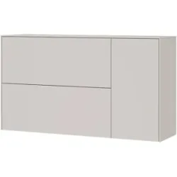 uno Hängeschuhschrank  Lomena ¦ beige ¦ Maße (cm): B: 137 H: 78 T: 41.0