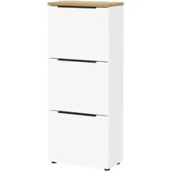 uno Schuhschrak  Groven ¦ weiß ¦ Maße (cm): B: 53 H: 130 T: 30.0