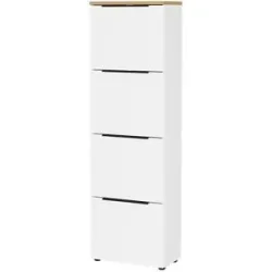 uno Schuhschrak  Groven ¦ weiß ¦ Maße (cm): B: 53 H: 171 T: 30.0