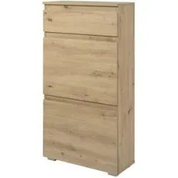 smart Schuhkipper  BEN ¦ holzfarben ¦ Maße (cm): B: 58 H: 110 T: 25.0