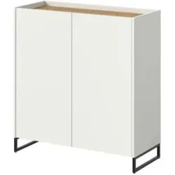 Höffner Schuhschrank   ¦ weiß ¦ Maße (cm): B: 90 H: 97