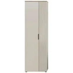 Höffner Garderobenschrank   ¦ creme ¦ Maße (cm): B: 60 H: 190