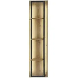 Mondo LED Regal  Lisana ¦ holzfarben ¦ Maße (cm): B: 30 H: 123 T: 18.0