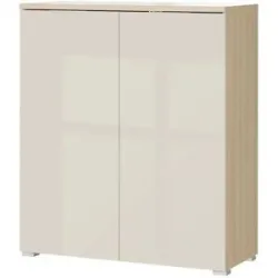 uno Schuhschrank  Bent ¦ beige ¦ Maße (cm): B: 89 H: 105 T: 40.0
