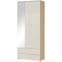 uno Garderobenschrank  Bent ¦ beige ¦ Maße (cm): B: 84 H: 196 T: 40.0