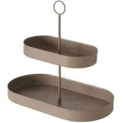 Höffner Etagere   ¦ braun ¦ Eisen ¦ Maße (cm): B: 15 H: 26