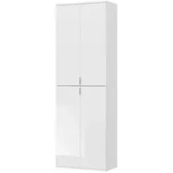 Höffner Garderobenschrank  Projekt X ¦ weiß ¦ Maße (cm): B: 61 H: 193