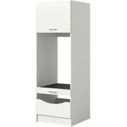 Höffner Waschmaschinenschrank  Frillensee ¦ weiß ¦ Maße (cm): B: 66 H: 195