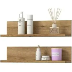Höffner Wandregal Set   ¦ holzfarben ¦ Maße (cm): B: 51 H: 12