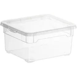 Rotho Aufbewahrungsbox  CLEAR ¦ transparent/klar ¦ Kunststoff ¦ Maße (cm): B: