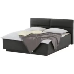 meinBett Polsterbettgestell  Fara ¦ grau ¦ Maße (cm): B: 162 H: 102
