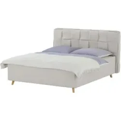 meinBett Polsterbettgestell  Veifa ¦ grau ¦ Maße (cm): B: 166 H: 103