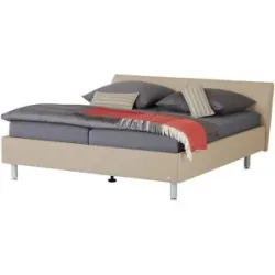 RUF Polsterbett mit Bettkasten Casa ¦ beige ¦ Maße (cm): B: 194 H: 87