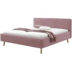 Höffner Polsterbett  Mattis ¦ rosa/pink ¦ Maße (cm): B: 181 H: 105