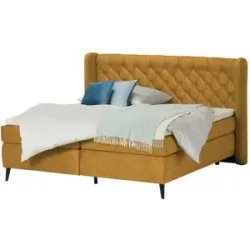 switch Boxspringbett  Madison ¦ gelb ¦ Maße (cm): B: 177 H: 122