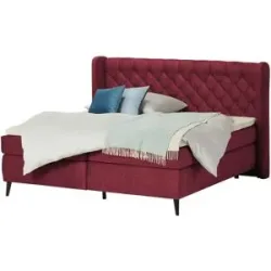 switch Boxspringbett  Madison ¦ rot ¦ Maße (cm): B: 177 H: 122
