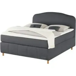 Jette Home Boxspringbett  Jette Cloud ¦ grau ¦ Maße (cm): B: 202 H: 132,5