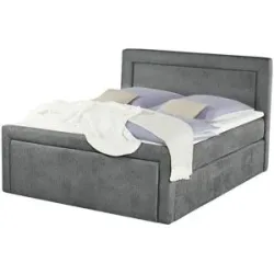 Jette Home Boxspringbett  Jette Frame ¦ grau ¦ Maße (cm): B: 204 H: 129