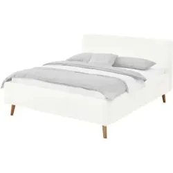 Höffner Polsterbett  Mattis ¦ creme ¦ Maße (cm): B: 201 H: 105