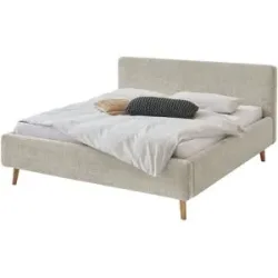 Höffner Polsterbett  Mattis ¦ beige ¦ Maße (cm): B: 181 H: 105