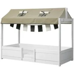 Lifetime, Lifetime 4 in 1 Bett mit Dachkonstruktion   ¦ weiß ¦ Maße (cm): B: 207 H: 161 T: