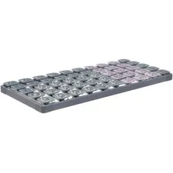 TEMPUR Tellerlattenrost  TEMPUR® Premium Flex 500 ¦ grau ¦ Maße (cm): B: 140 H: