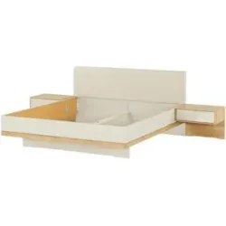 Höffner Bettanlage  Carnero ¦ creme ¦ Maße (cm): B: 215 H: 97